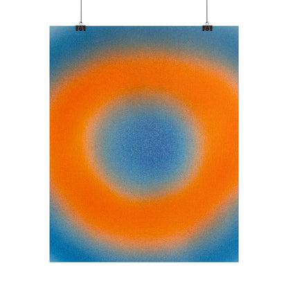 "citrus sky" airbrush rolled print