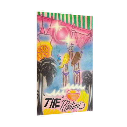 "kinis & tinis" airbrush rolled print