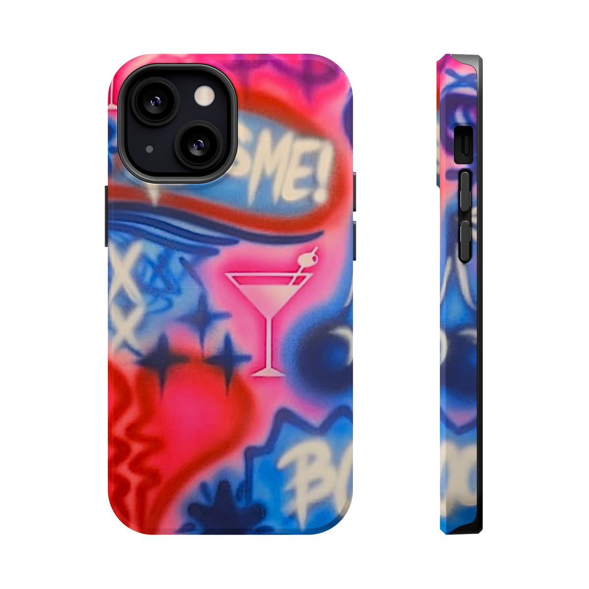 MagSafe "kiss me pt. 2" Airbrush iPhone Hülle