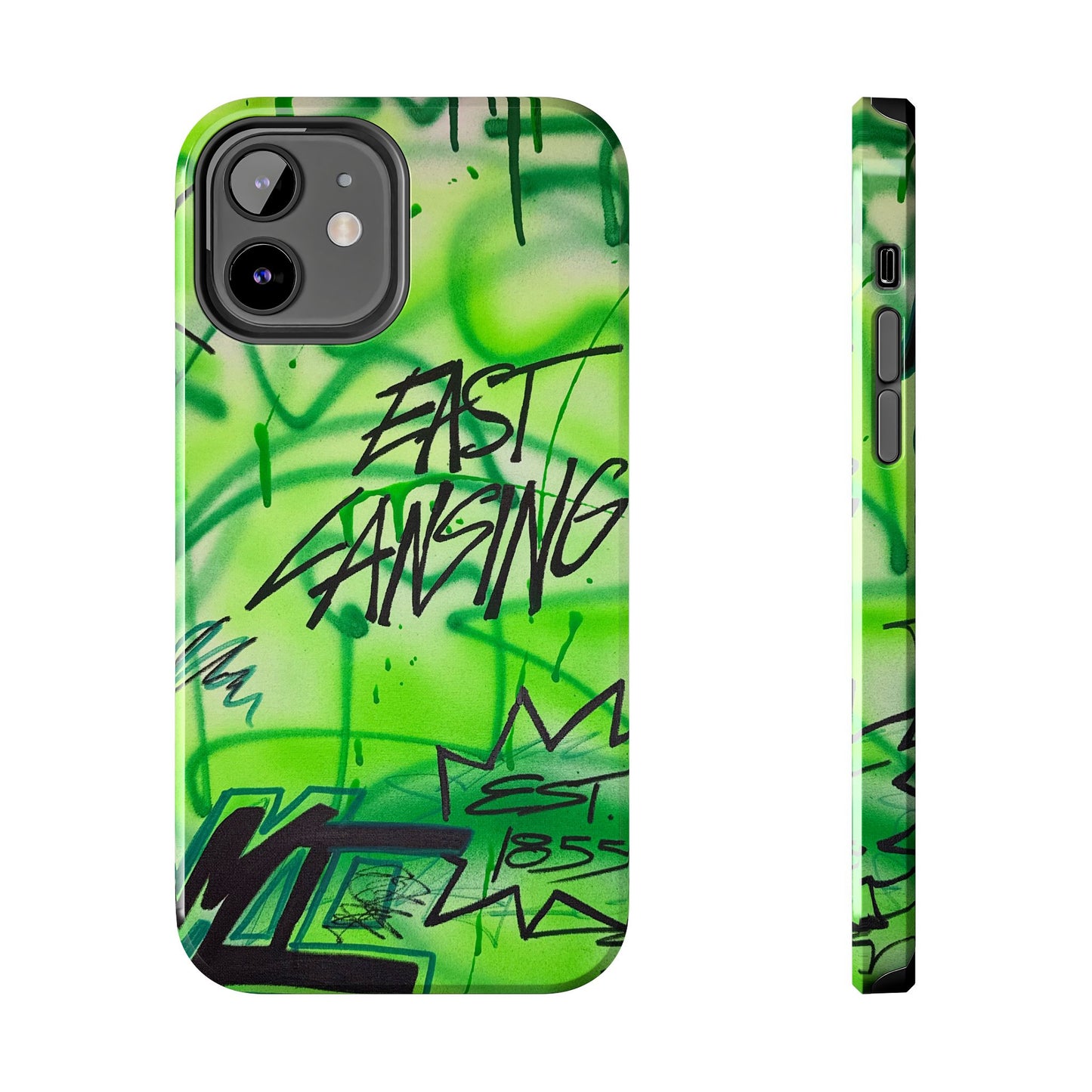 "east lansing, mi" airbrush iPhone case
