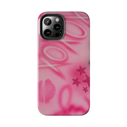 "perfectly pink" airbrush iPhone case