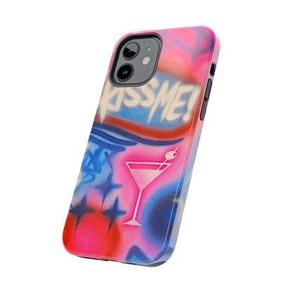 "kiss me pt. 2" airbrush iPhone case
