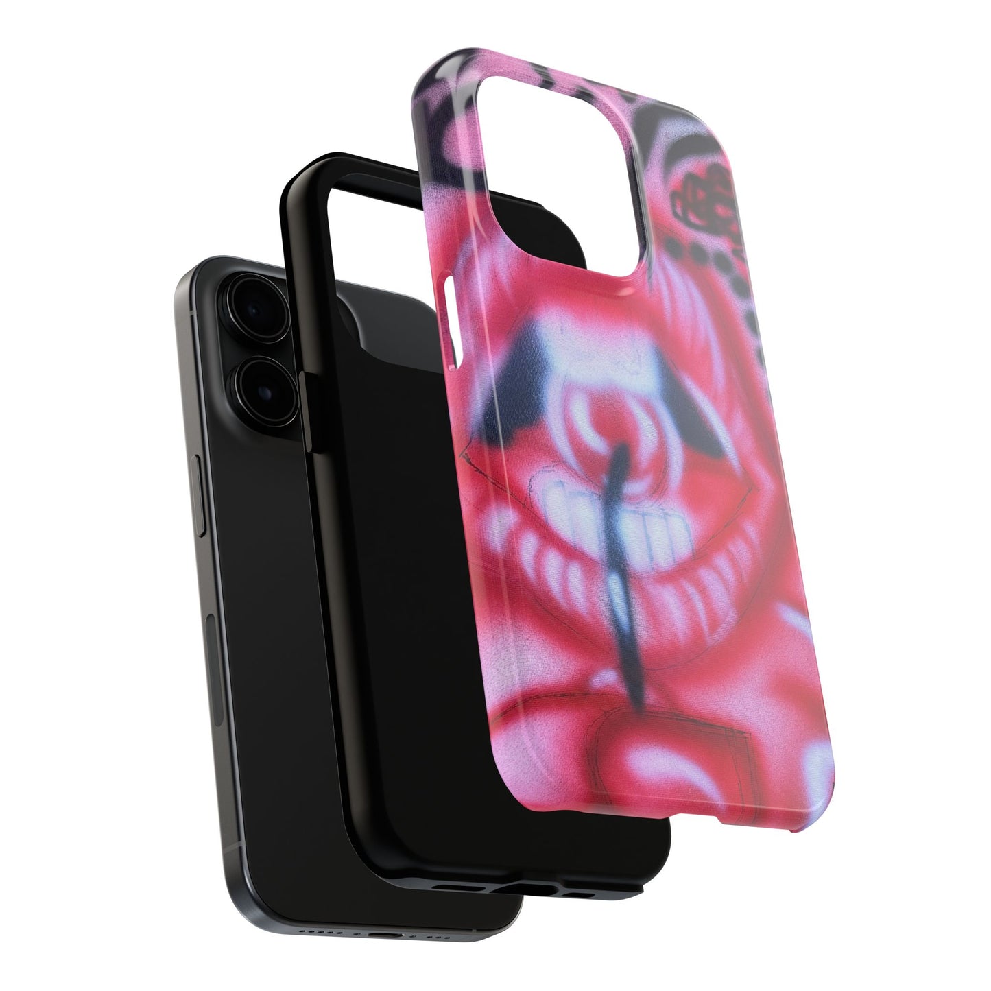 "be happy go lucky" airbrush iPhone case