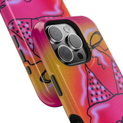 MagSafe "glitter bikini" airbrush iPhone case