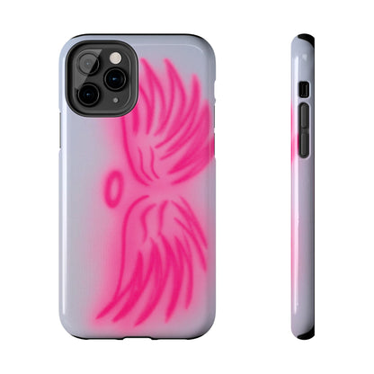 "angel wings" airbrush iPhone case