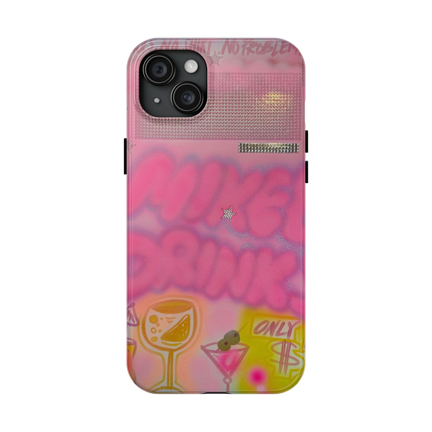 "mixed drinks" airbrush iPhone case