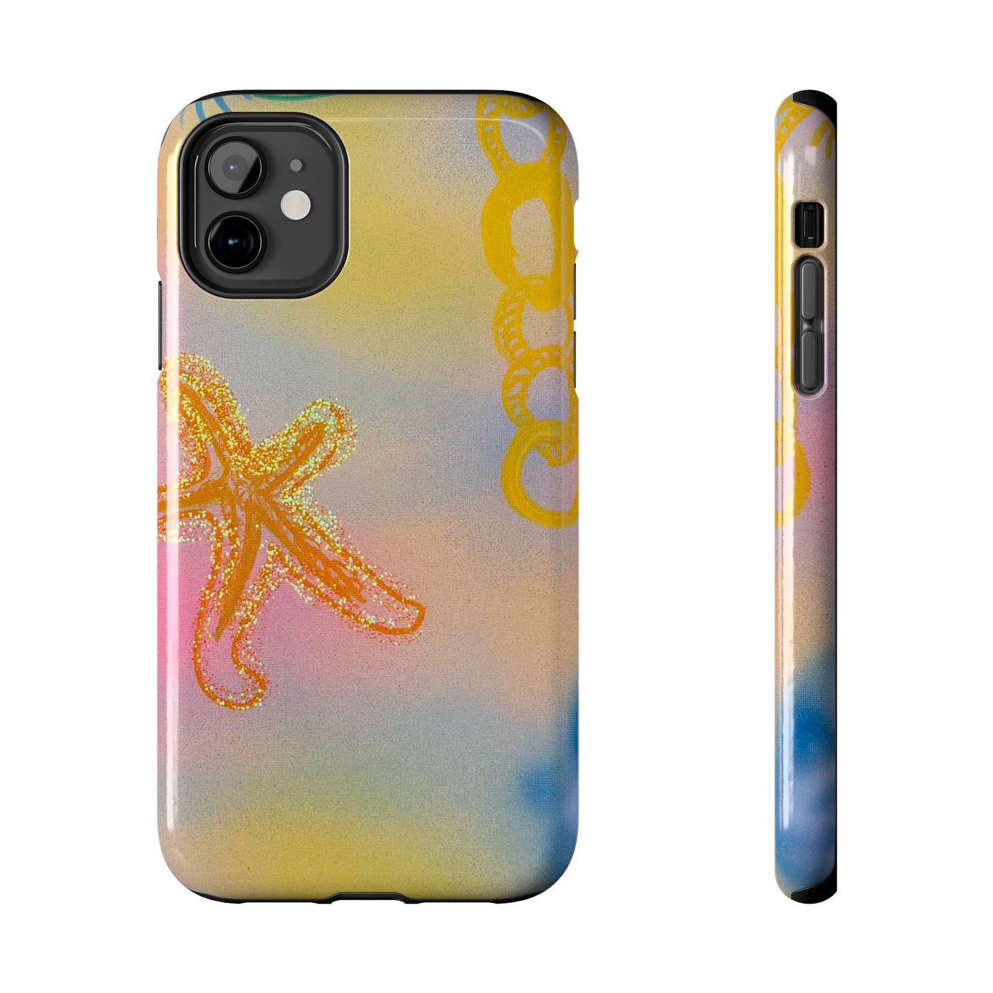 "sweet starfish" airbrush iPhone case