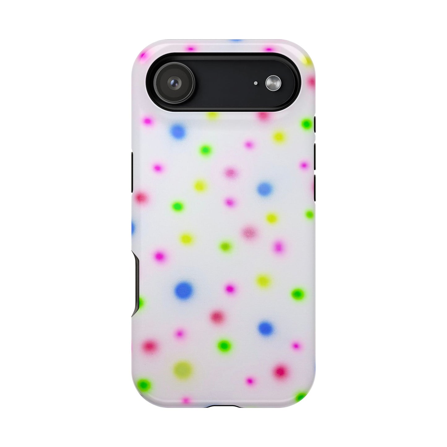 MagSafe "birthday cake polka dot" airbrush iPhone case