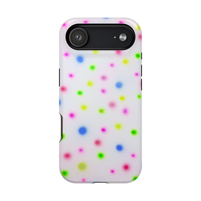 MagSafe "birthday cake polka dot" airbrush iPhone case
