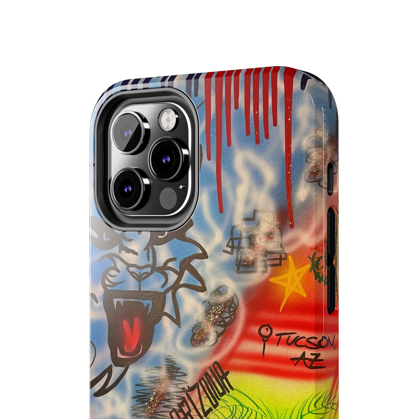 "tucson, arizona pt. 2" airbrush iPhone case