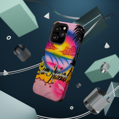 MagSafe "sunkissed" airbrush iPhone case