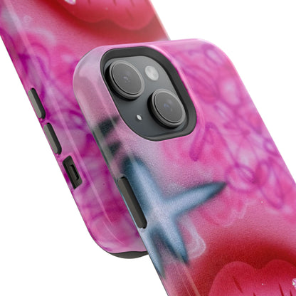 MagSafe limited edition "glitter aura" airbrush iPhone case