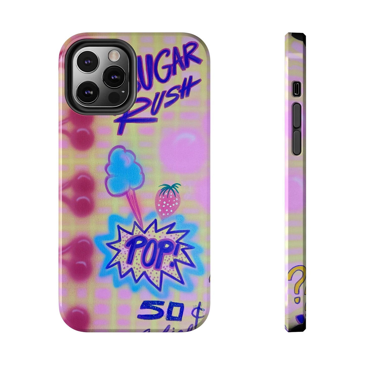 "sugar rush" airbrush iPhone case