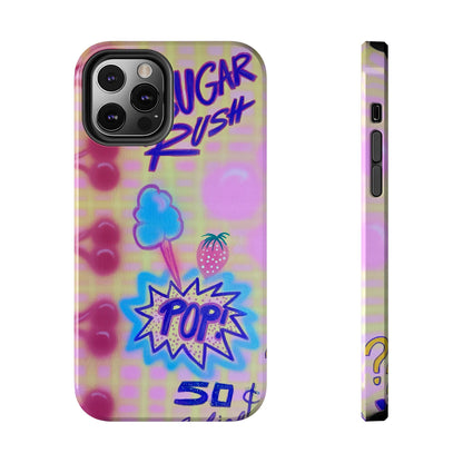 "sugar rush" airbrush iPhone case