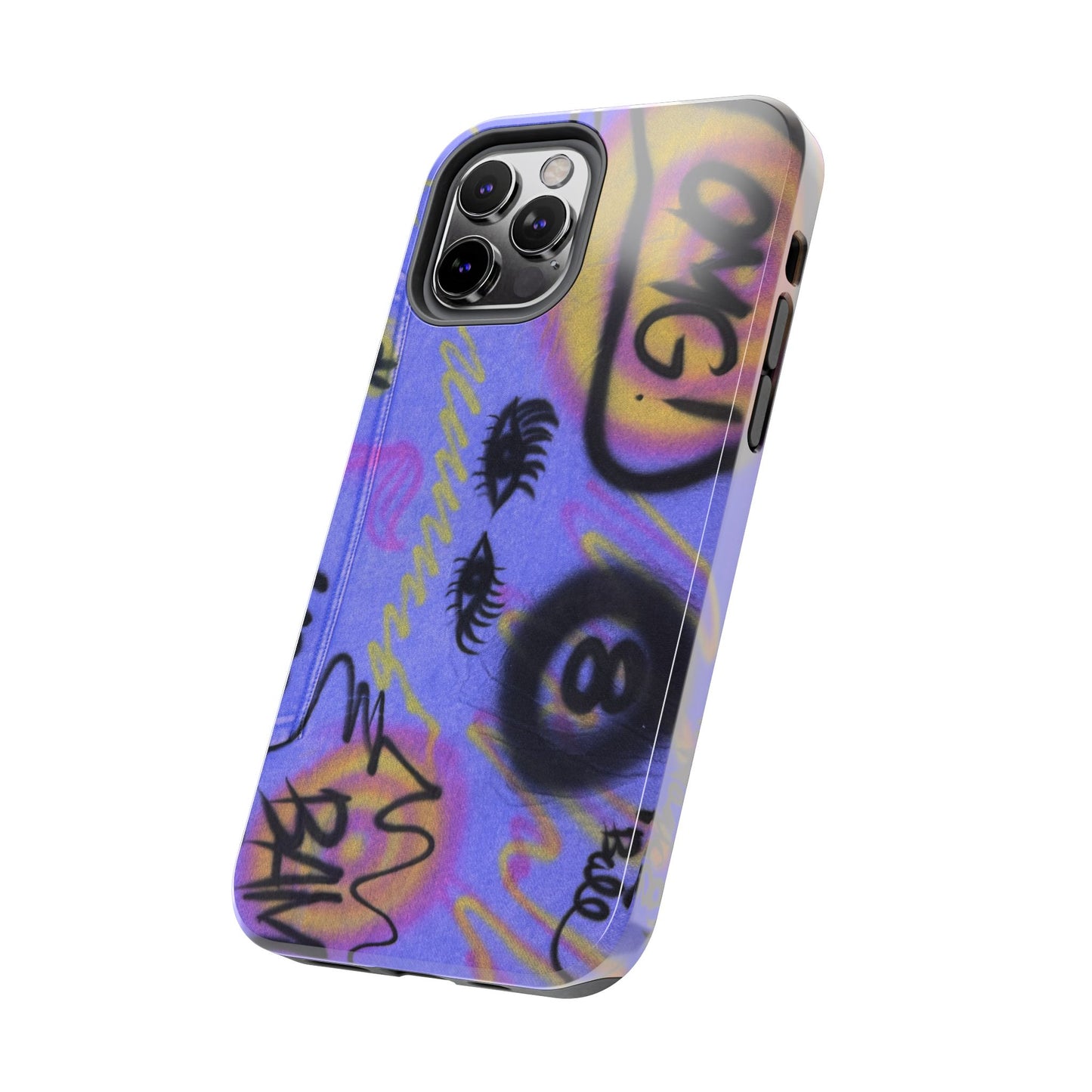 "eye$ on lies" airbrush iPhone case