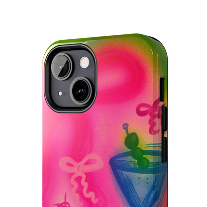 "bow martini" airbrush iPhone case