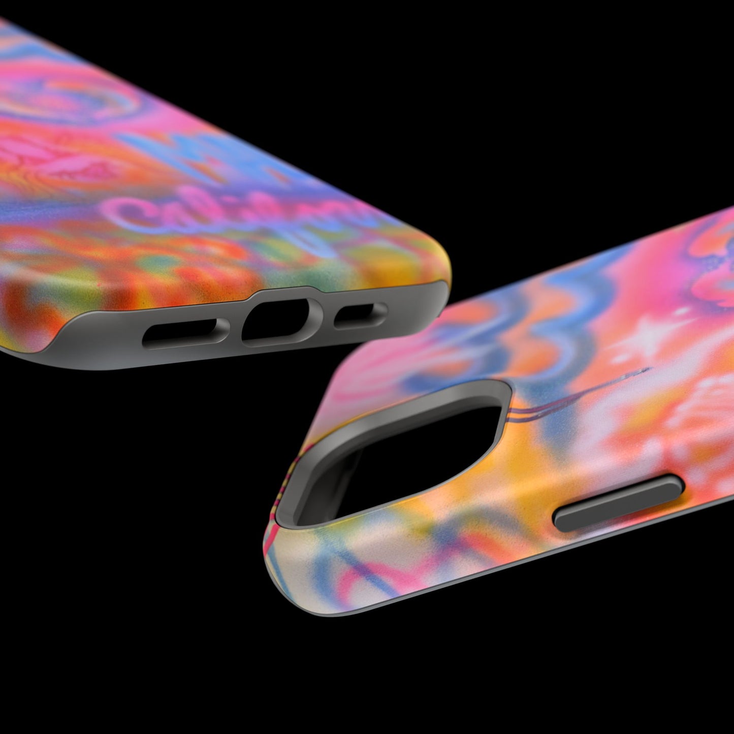 "mornings in malibu" MagSafe airbrush iPhone case