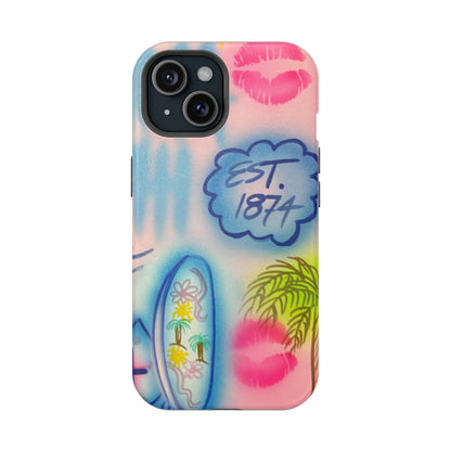 MagSafe „in the wave“ Airbrush iPhone Hülle