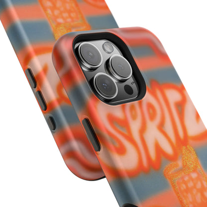 MagSafe "aperol spritz pt. 2" airbrush iPhone case