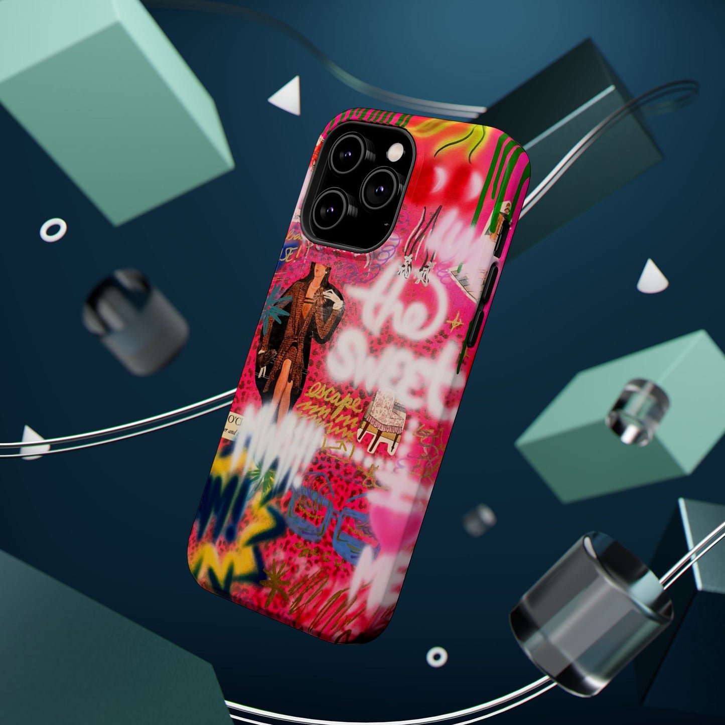 MagSafe "Sweet Escape" Airbrush iPhone Hülle