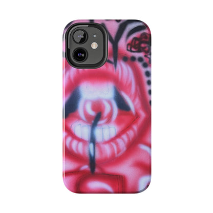 "be happy go lucky" airbrush iPhone case
