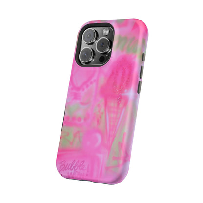 MagSafe "miami matcha" airbrush iPhone case