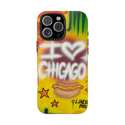 "chicago" airbrush iPhone case