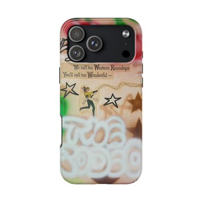"the rodeo" airbrush iPhone case