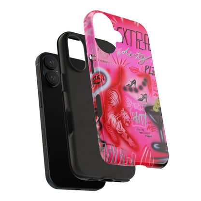 "extra dirty, plz!" airbrush iPhone case