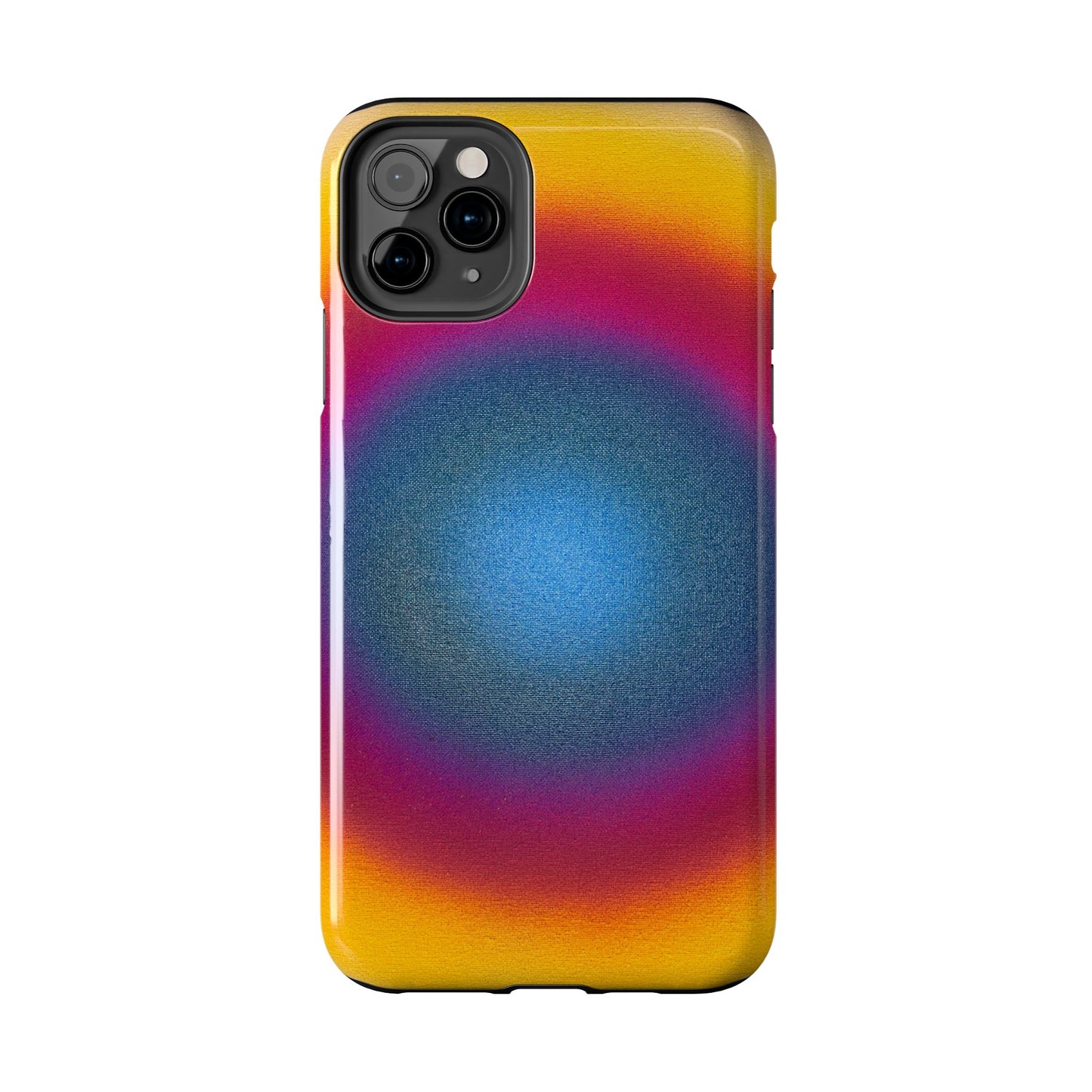 "blue raspberry aura" airbrush iPhone case