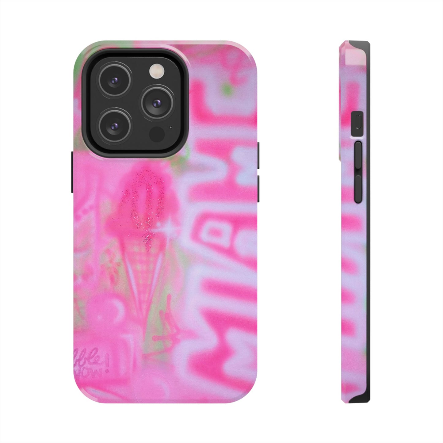 "sunset sorbet" airbrush iPhone case