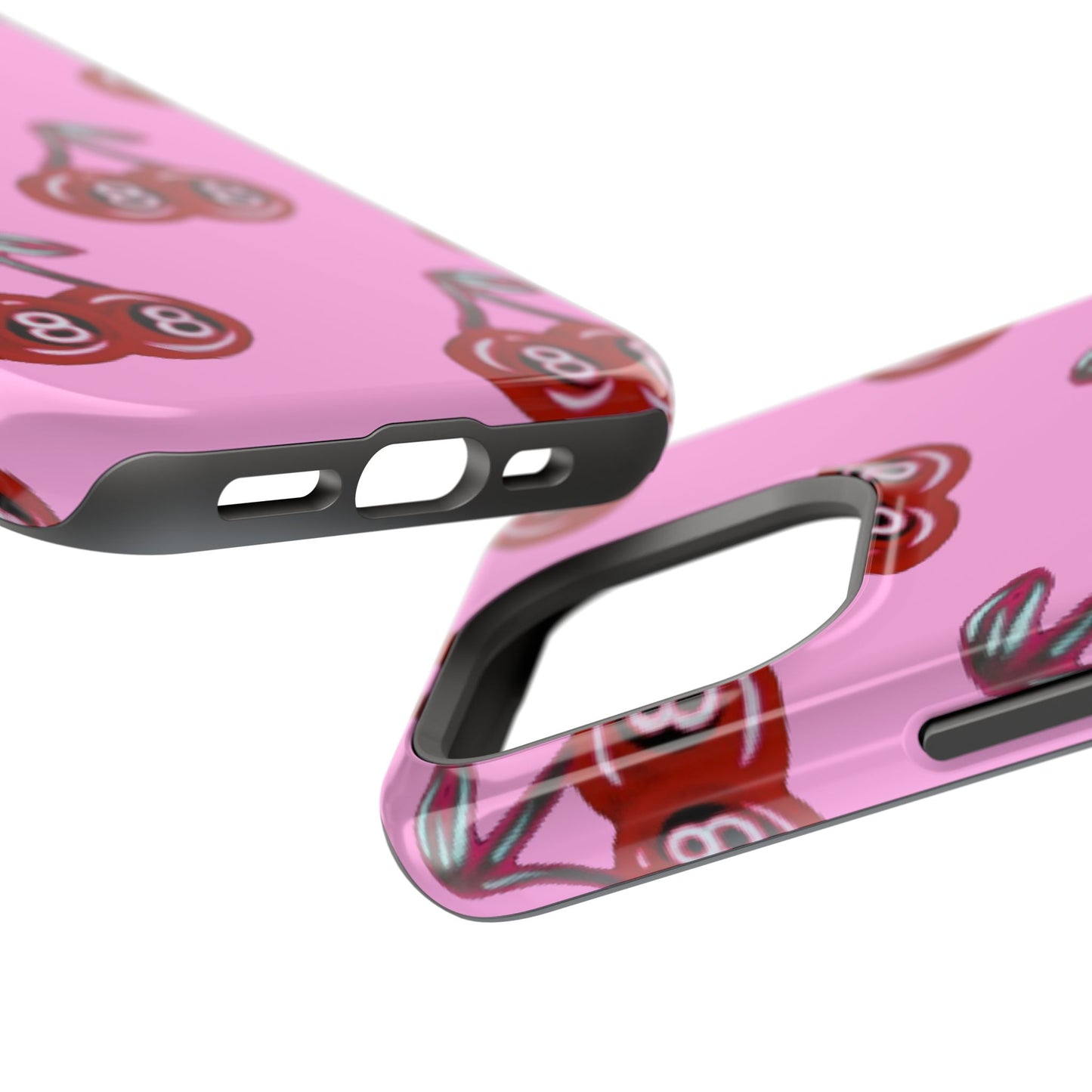 MagSafe "cami cherry pink" Airbrush iPhone Hülle