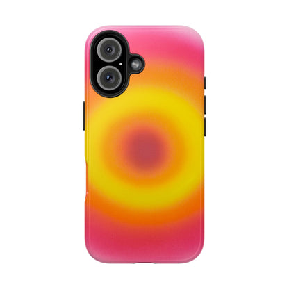 "pink lemonade aura" airbrush iPhone case