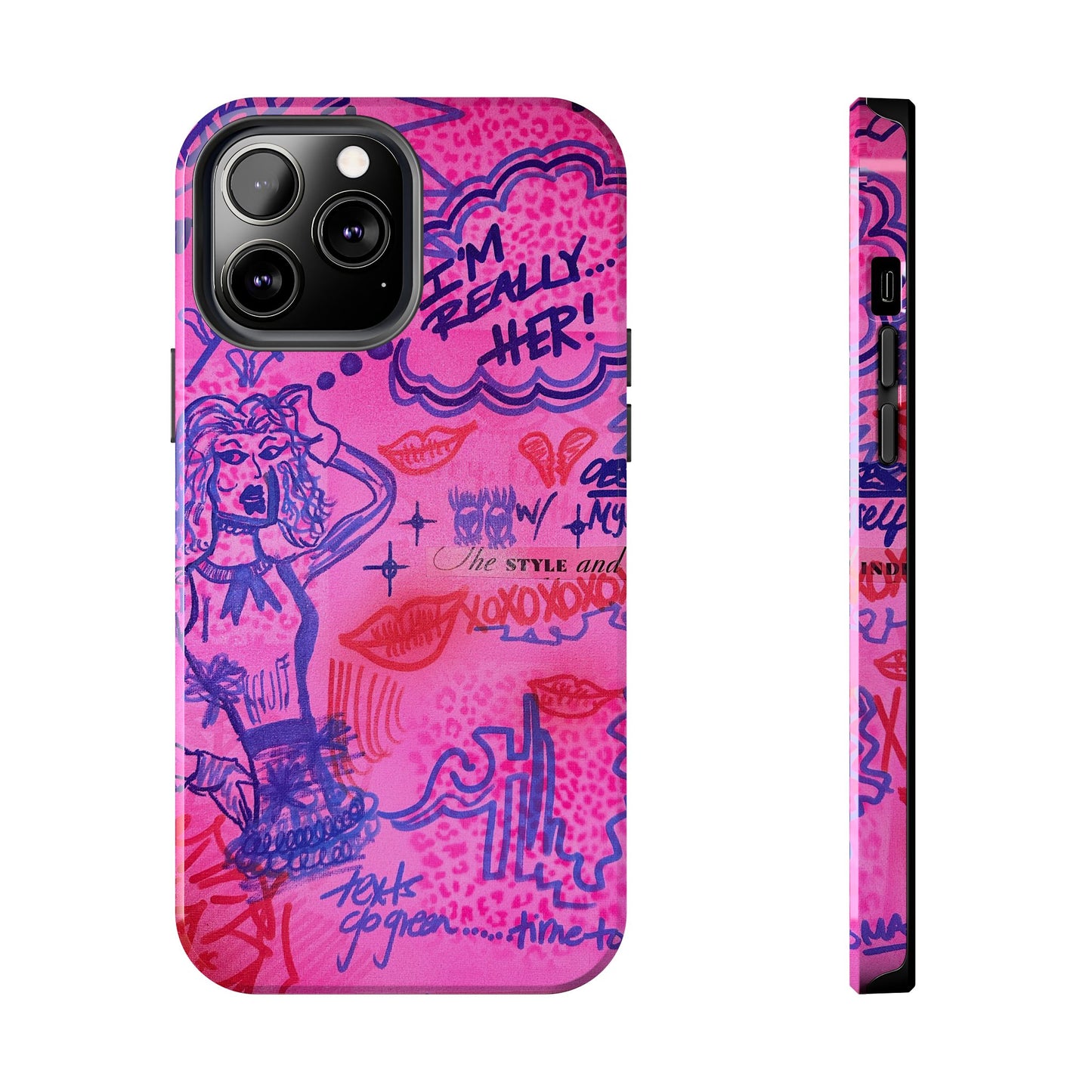 "really "HER!" airbrush iPhone case