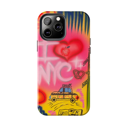 "in the city" airbrush iPhone case