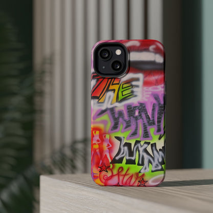 MagSafe "wynwood gold" airbrush iPhone case