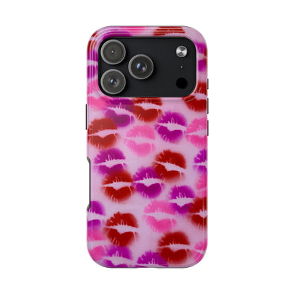 "mwah" airbrush iPhone case