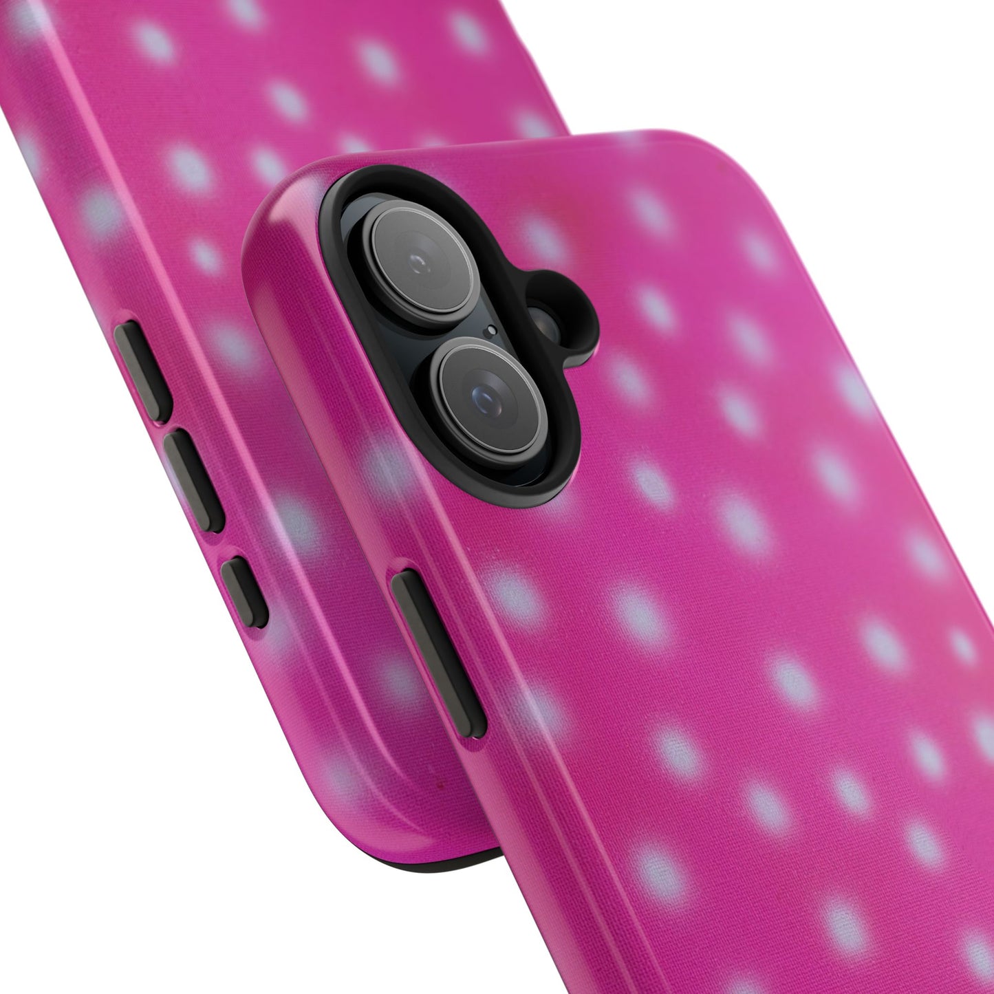 "bubblegum polka dot" airbrush iPhone case