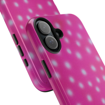 "bubblegum polka dot" airbrush iPhone case