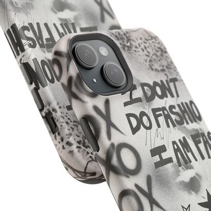 MagSafe "i am fashion" airbrush iPhone case