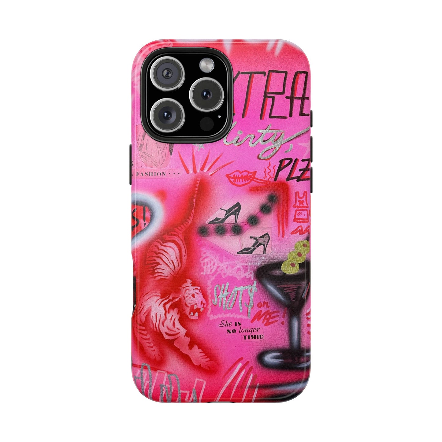 "extra dirty, plz!" airbrush iPhone case