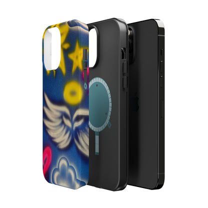 MagSafe "celestial halo" airbrush iPhone case