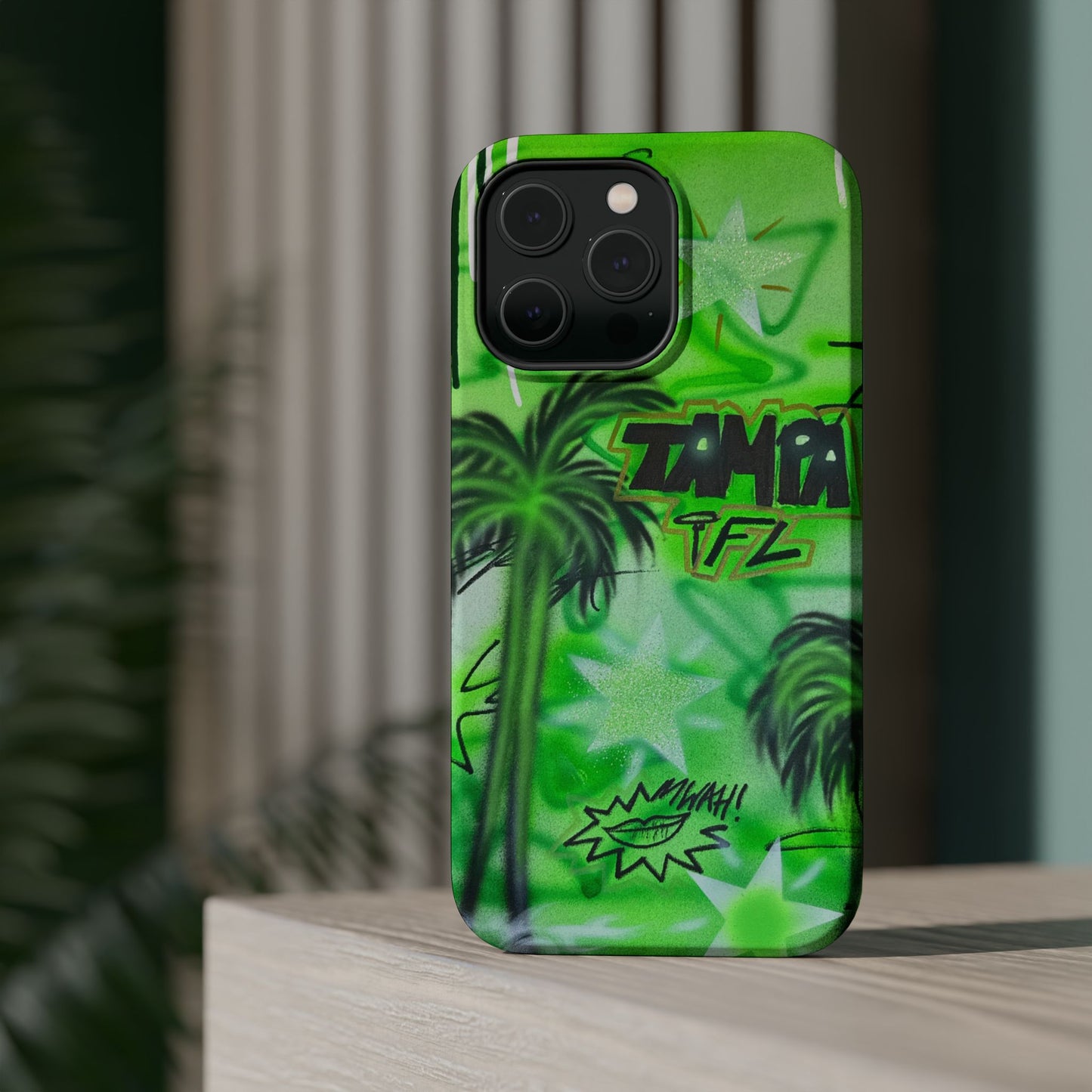 MagSafe "tampa, fl" airbrush iPhone case