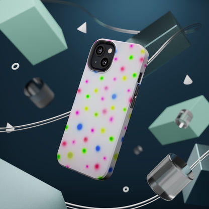 MagSafe "birthday cake polka dot" airbrush iPhone case