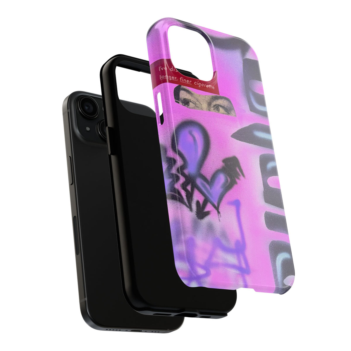 "Lila Prinzessin" Airbrush iPhone Hülle