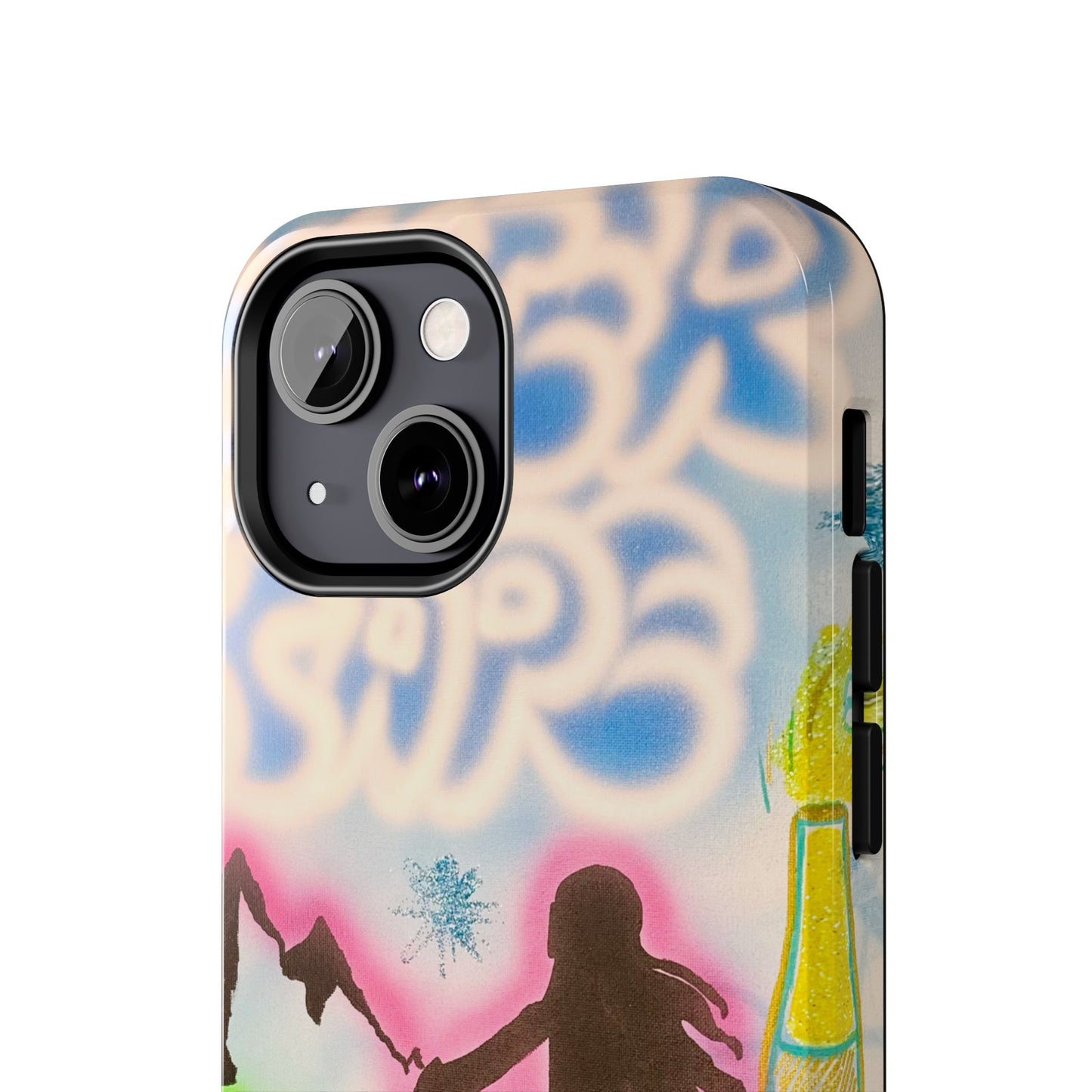 "winter escape" airbrush iPhone case