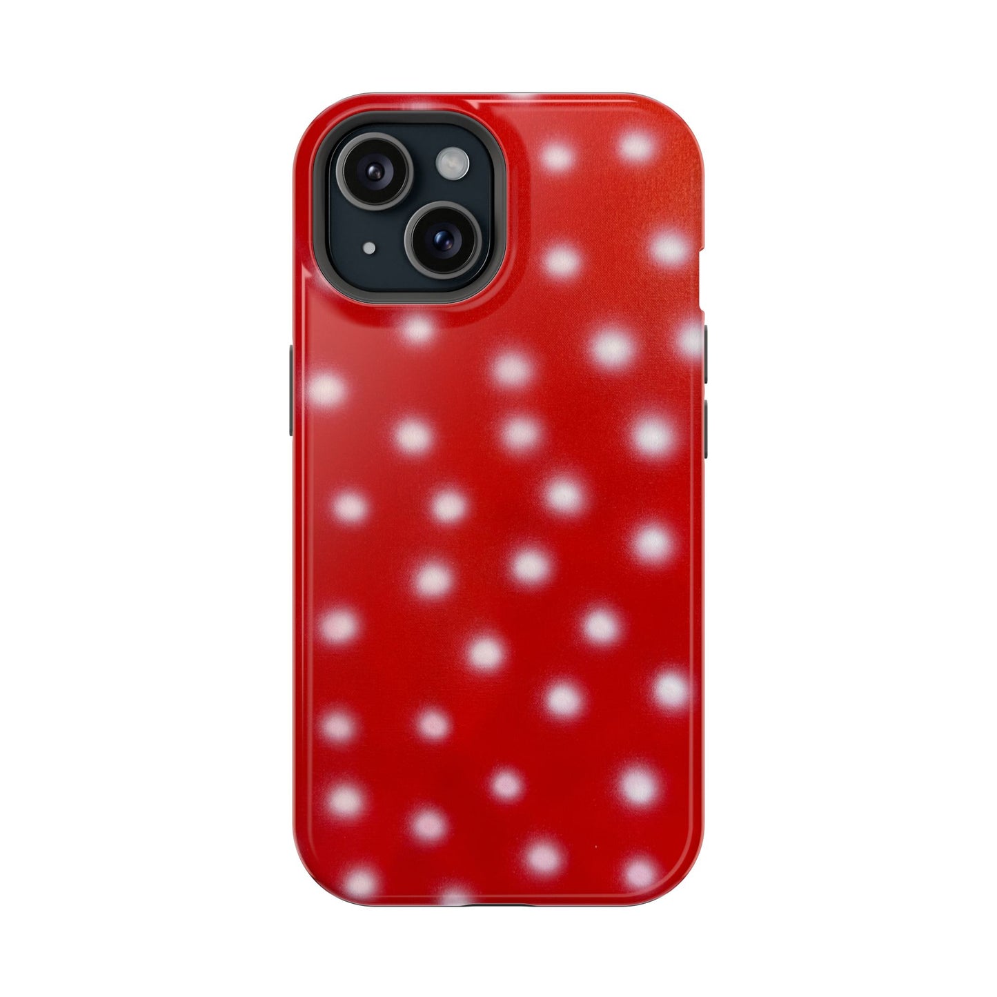 MagSafe "cherry crush polka dot" airbrush iPhone case