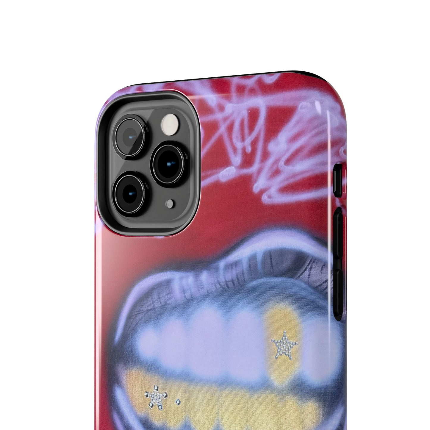"tooth drip" airbrush iPhone case