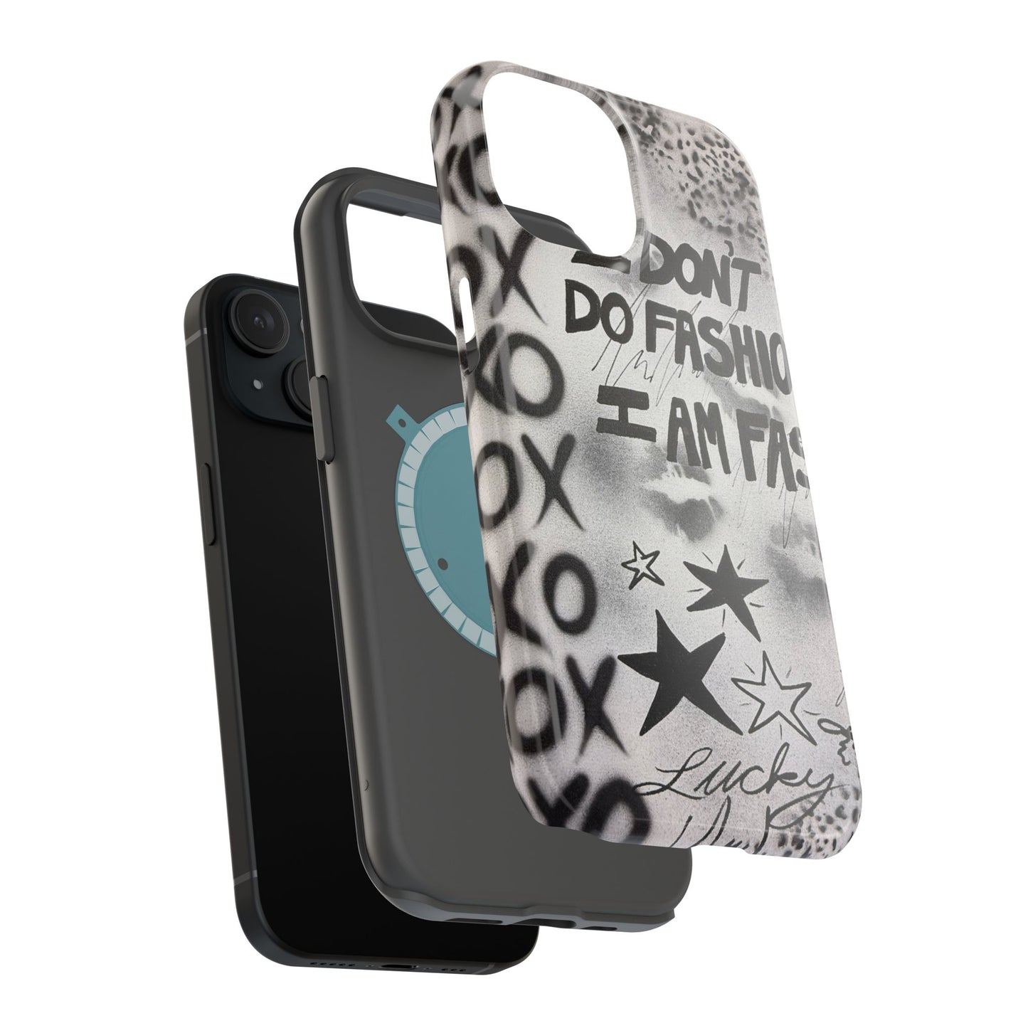 MagSafe "i am fashion" airbrush iPhone case