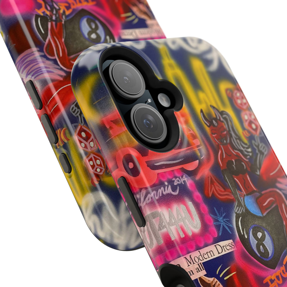 MagSafe "im an angel" airbrush iPhone case
